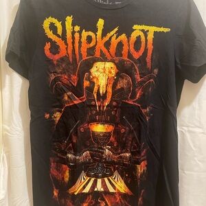 Black Slipknot Graphic T-Shirt